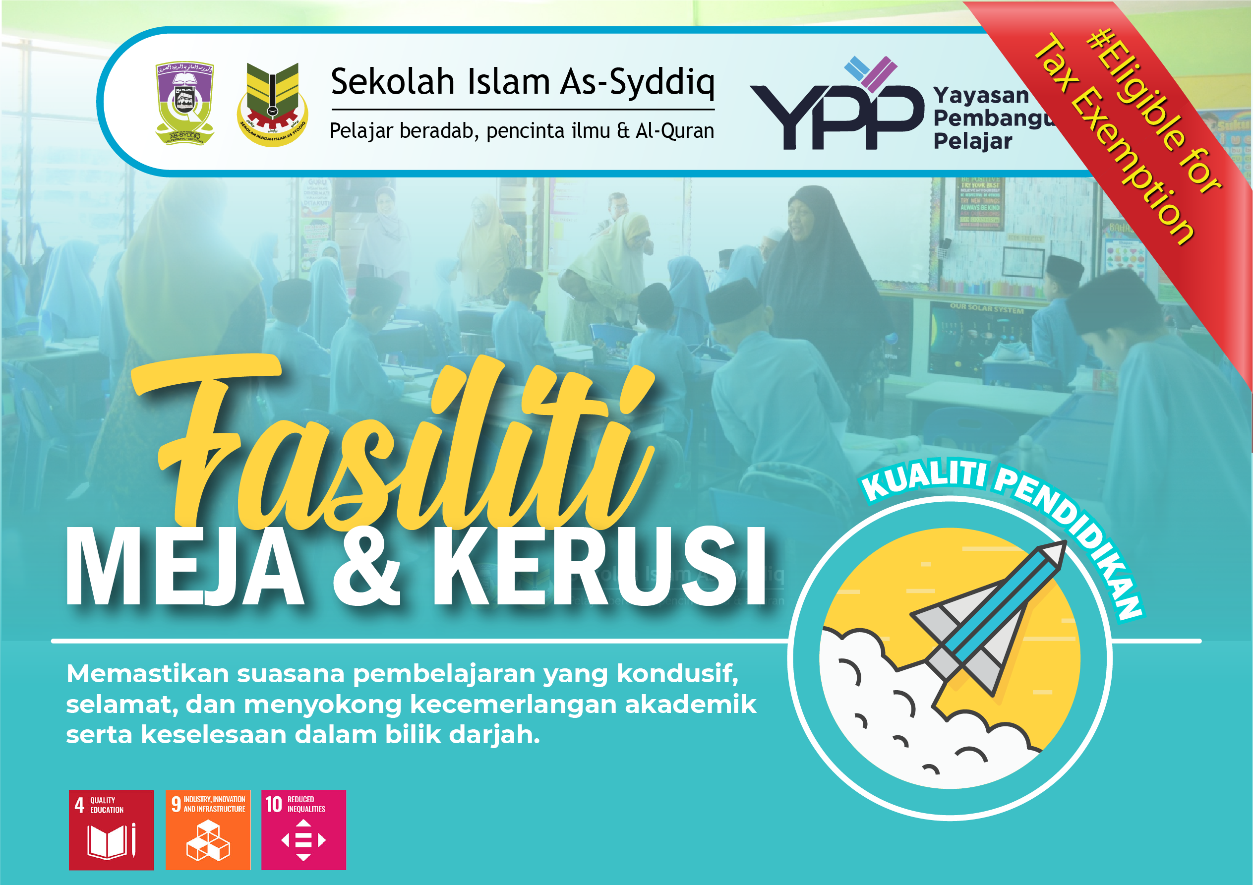 Sumbangan Fasiliti: Meja & Kerusi