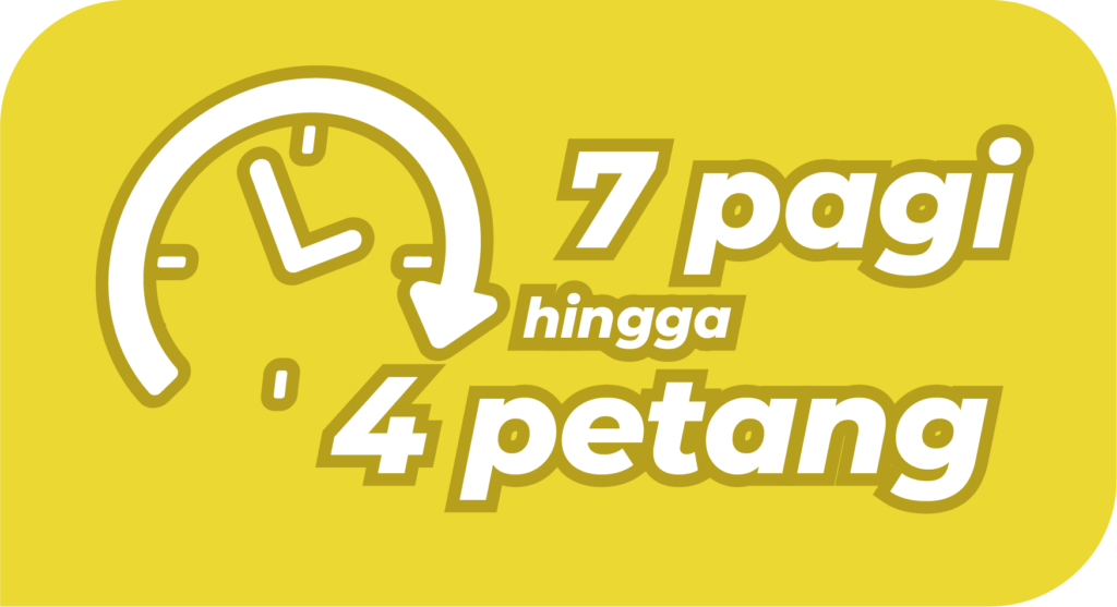 Waktu persekolahan: 7 pagi hingga 4 petang